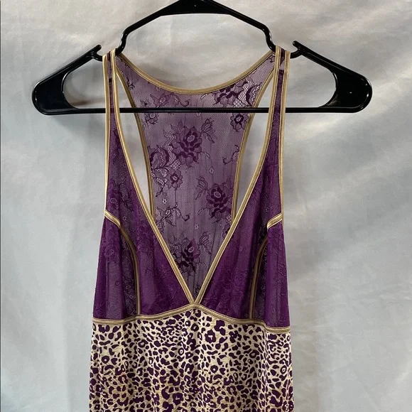 Leopard Print Purple Chemise - Picture 6 of 10